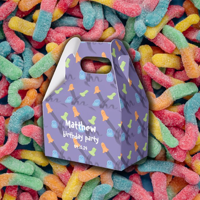 Ballotins Ballotin de fête d'anniversaire sur le thème de l' (Halloween-themed birthday party Favor Box
)