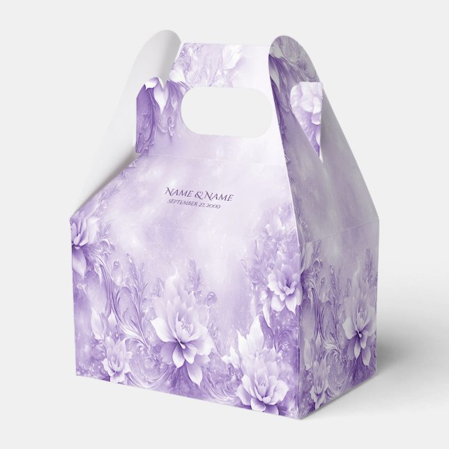 Ballotins Ballotin de fleurs blanches violettes (Verso)