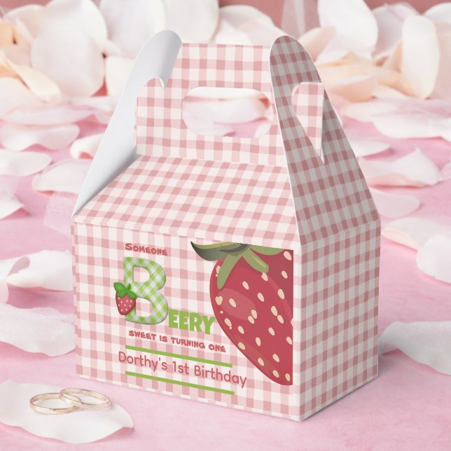 Ballotins Ballotin de fraise rose Berry Sweet (Mariage)