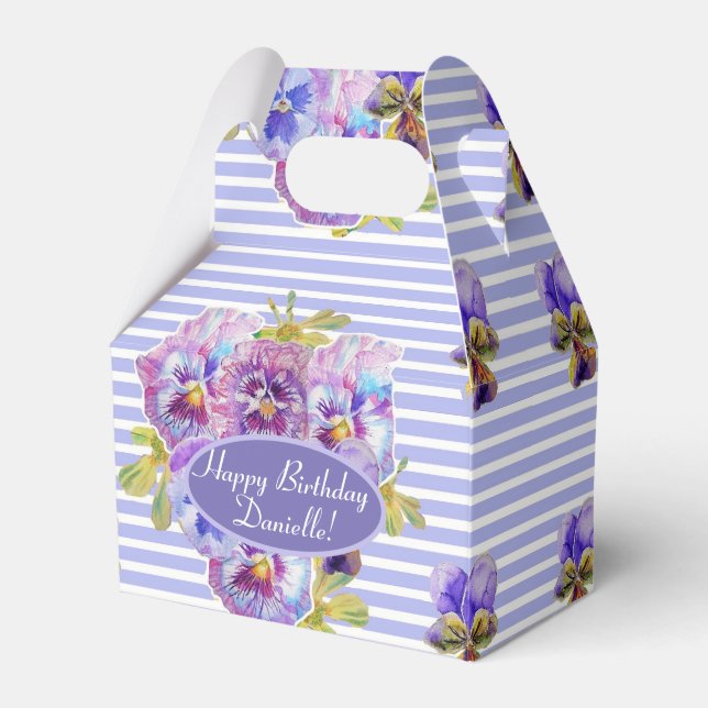 Ballotins Ballotin de la fête du thé à la rose rose du Shabb (Verso)