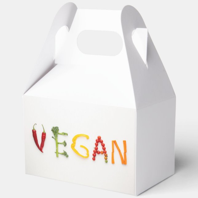 Ballotins Ballotin de lettres Vegan Vegetable (Recto)