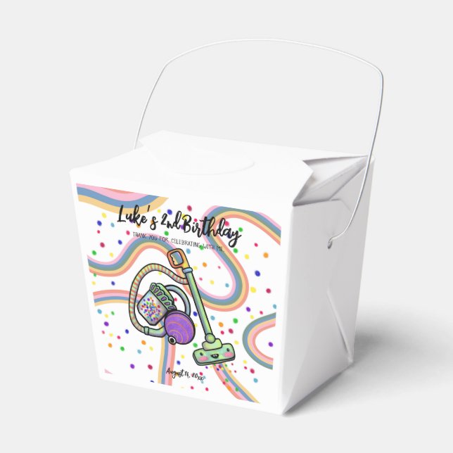 Ballotins Ballotin de papier Vacuum Party, sortie 2x2x2.75 (Verso)