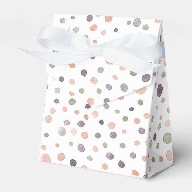 Ballotins Ballotin de points d'aquarelle Shea Confetti (Verso)