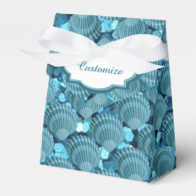 Ballotins Ballotin de tente turquoise Sparkell Seashell (Verso)