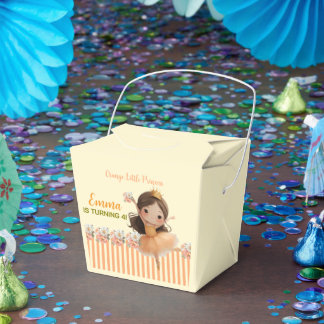 Ballotins Ballotin du bal de la petite princesse orange