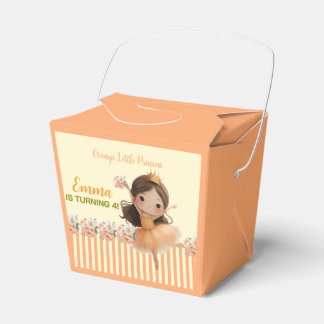 Ballotins Ballotin du bal de la petite princesse orange