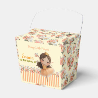 Ballotins Ballotin du bal de la petite princesse orange