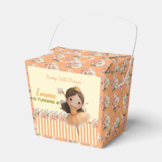 Ballotins Ballotin du bal de la petite princesse orange