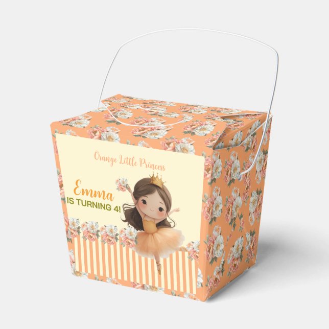 Ballotins Ballotin du bal de la petite princesse orange (Verso)