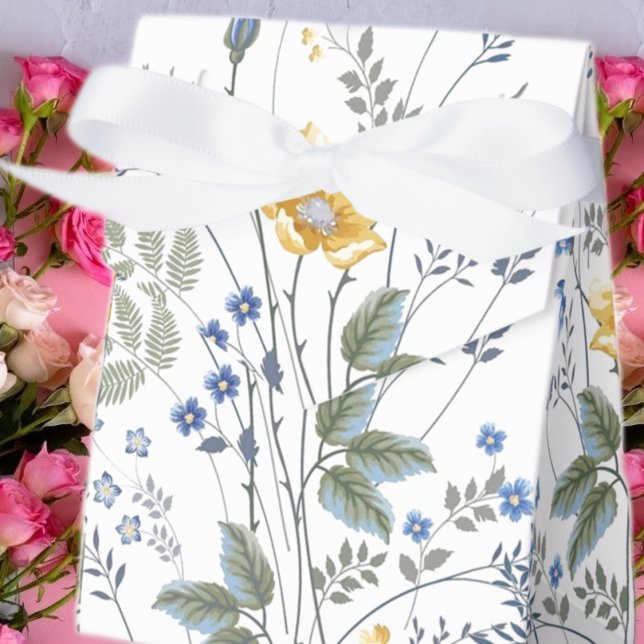 Ballotins Ballotin fleur sauvage bleu et jaune (Créateur téléchargé)