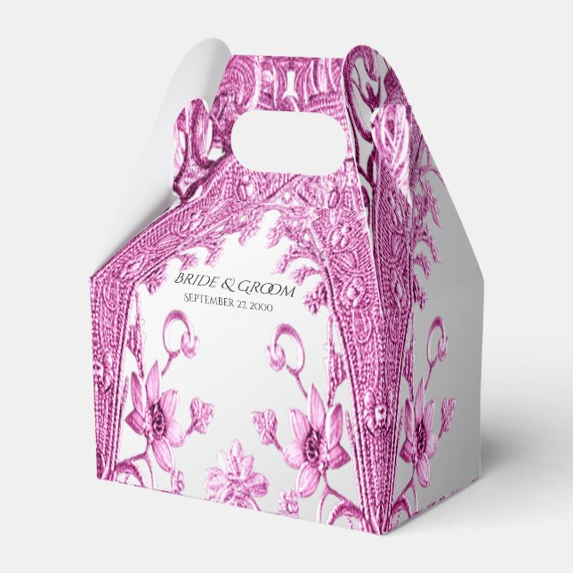 Ballotins Ballotin fleuri rose (Verso)