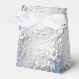 Ballotins Ballotin floral blanc