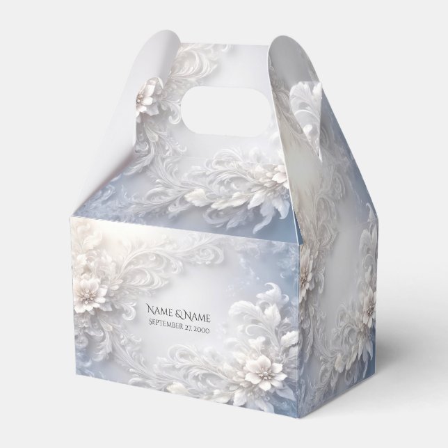 Ballotins Ballotin floral blanc (Verso)