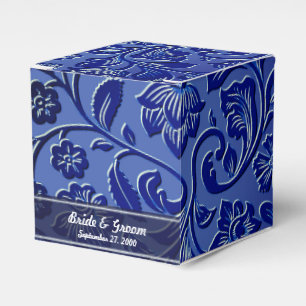 Ballotins Ballotin Floral Bleu