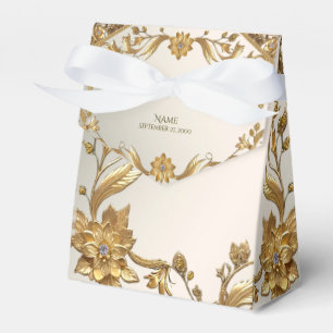 Ballotins Ballotin Floral Feuille Golden Wavy