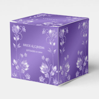 Ballotins Ballotin floral violet élégant