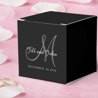 Ballotins Ballotin Monogramme noir et blanc classique