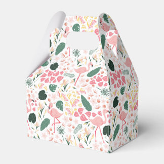 Ballotins Ballotin Motif Flamant rose rose Tropical