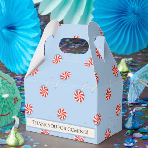 Ballotins Ballotin Motif Lollipop rouge et blanc