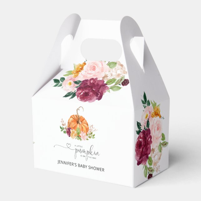 Ballotins Ballotin papier citrouille d'automne, Gable 4x2.5x (Verso)