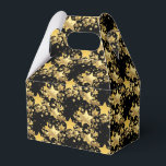 Ballotins Ballotin Party Favoriser Box-Gold Stars<br><div class="desc">Boite de faveur de fête dans un design d'impression festif d'étoiles d'or. Couleur Noir Personnaliser cet article ou acheter tel quel. Image stock</div>
