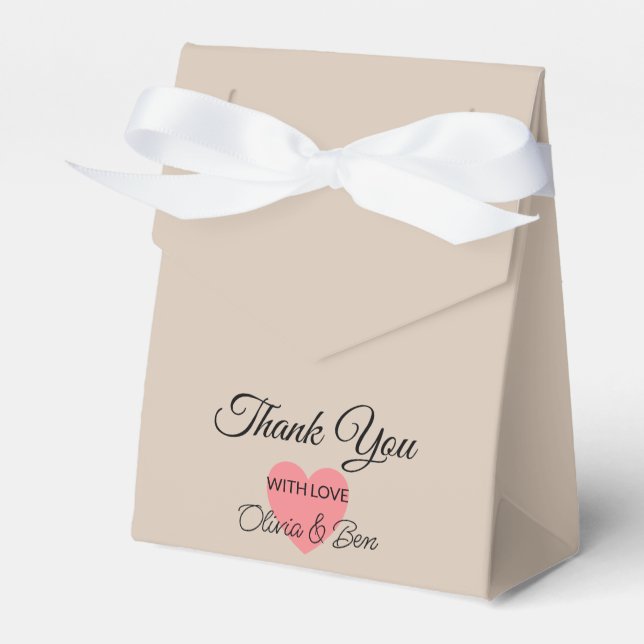 Ballotins Ballotin personnalisable Trend Color Soft Taupe (Verso)