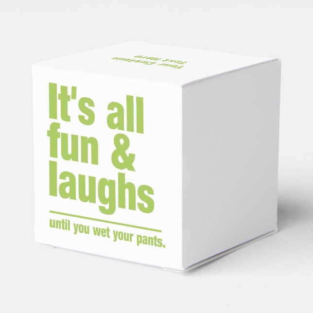 Ballotins Ballotin personnalisé FUN & LAUGHS (Arrière)