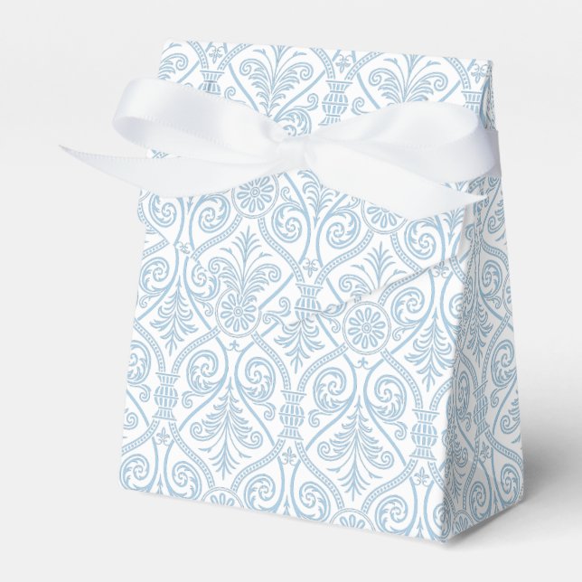 Ballotins Ballotin Placid Blue & White Damask Patch (Verso)