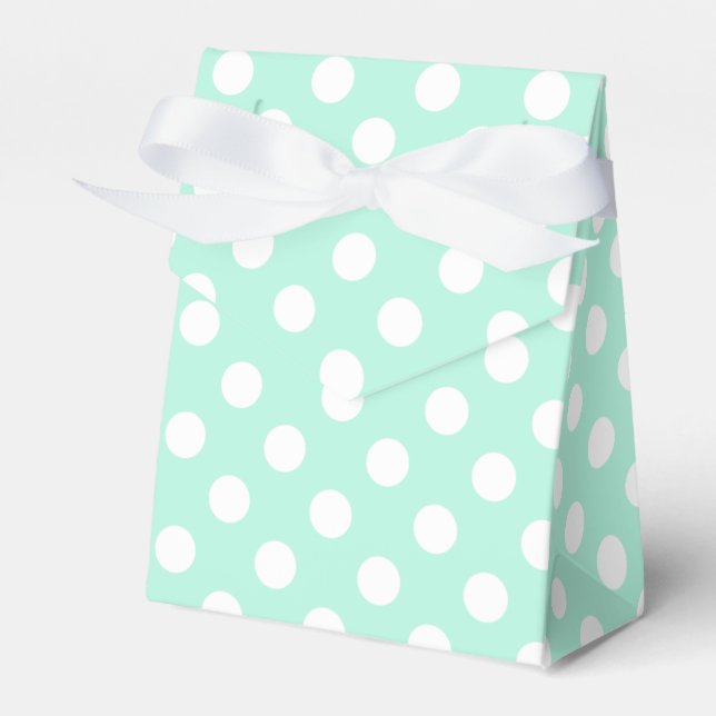 Ballotins Ballotin pois vert et blanc (Verso)
