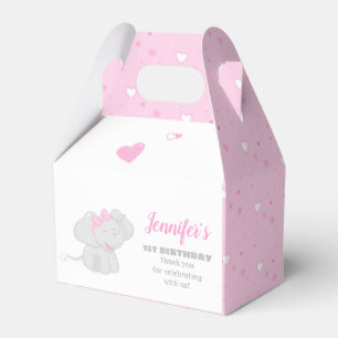 Ballotins Ballotin rose doux avec éléphant