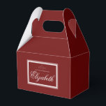 Ballotins Ballotin rouge et blanc de Bourgogne<br><div class="desc">Ballotins de mariage rouge et blanc bordeaux. Cette belle collection fleurie classique sera parfaite pour une célébration de jardin intérieur ou extérieur pour une mariage,  une douche nuptiale,  un baby shower ou une fête de style champêtre. Cette collection est personnalisable. Bonne fête,  applaudissements !</div>
