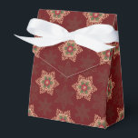 Ballotins Ballotin rouge Holly Star<br><div class="desc">Cette motif festive et élégante ajoute un charme d'antan à vos décorations de vacances. L'étoile sainte évoque un design celte. L'arrière - plan a une conception subtile de la nature et des flocons de neige inspirés des feuilles. Les couleurs et les oeuvres d'art saintes de ce design se coordonnent avec...</div>