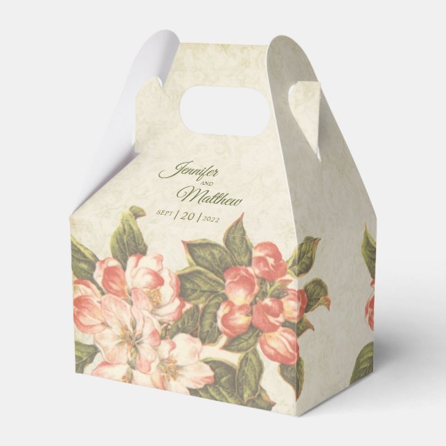 Ballotins Ballotin vintage Apple Blossom & Damask (Verso)