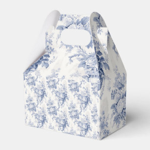 Ballotins Ballotin vintage Floral Toile Bleu