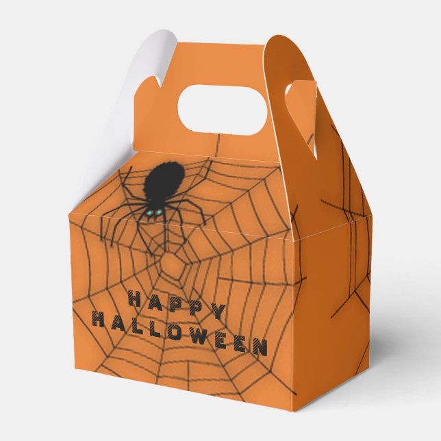 Ballotins Ballotin Web Orange & Black Halloween Spider (Verso)