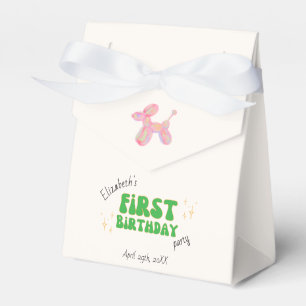 Ballotins Ballotte rose 1er anniversaire fête