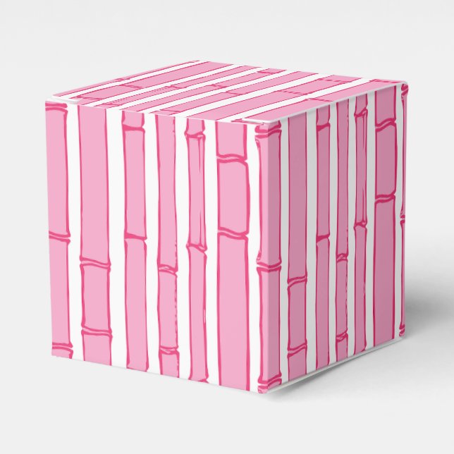 Ballotins Bambooey Rayure Bambou en Rose (Verso)