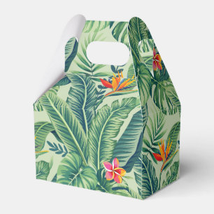 Ballotins Banane tropicale Monstera Palm Feuilles & Fleurs