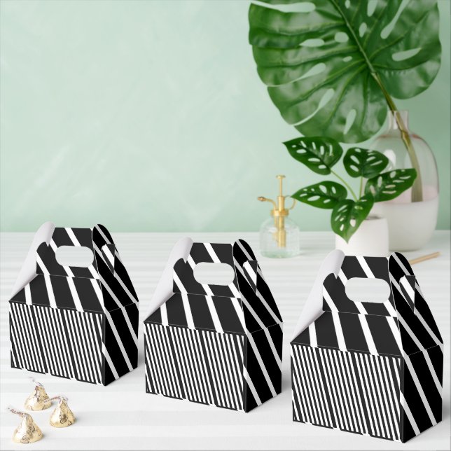 Ballotins Bande Ballotin Gable noir et blanc (Multiple)