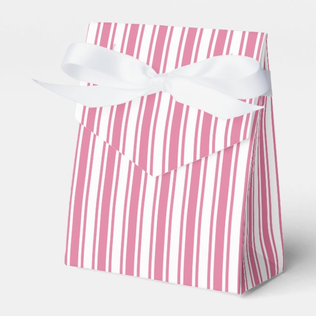 Ballotins Bandes de bonbons roses et blanches (Verso)
