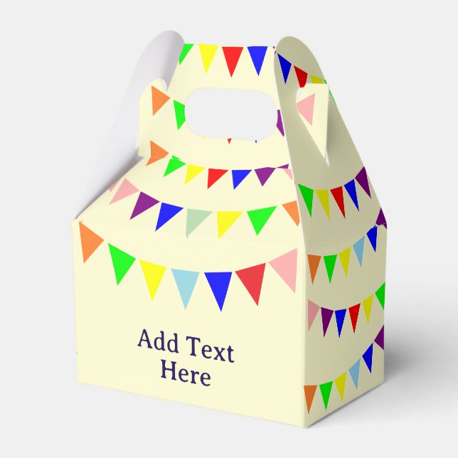 Ballotins Bannière Pennant Jaune Jaune (Verso)