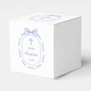 Ballotins Baptême Baptême Bleu Bow