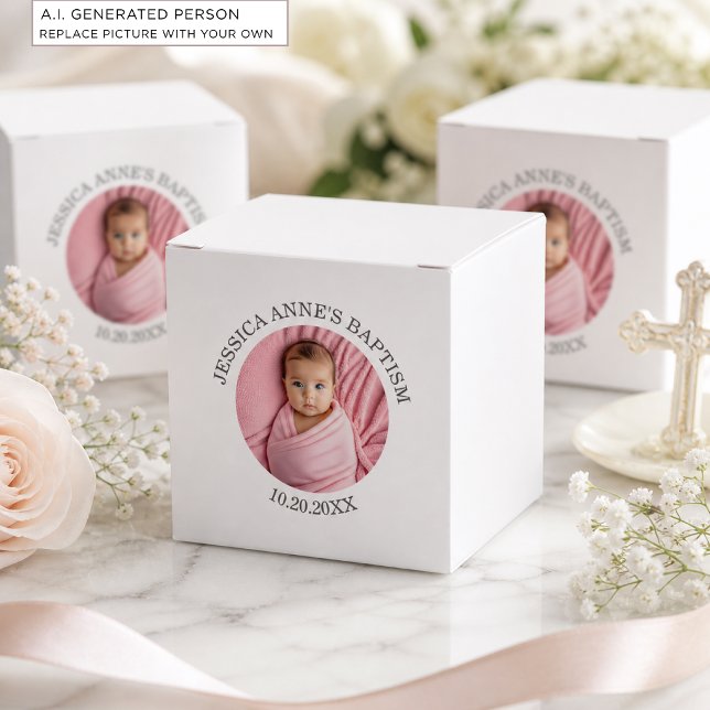 Ballotins Baptême de fille photo spéciale  (Créateur téléchargé)