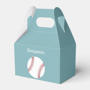 Ballotins Base-ball avec le nom fait sur commande - bleu