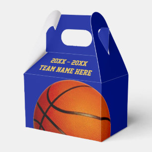 Ballotins Basket-ball favori Bags Boxes Vos TEXTES et COULEU