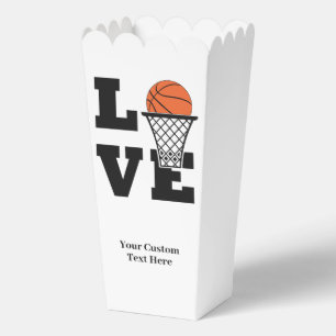Ballotins Basketball d'amour de texte personnalisé