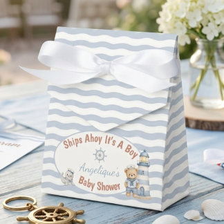 Ballotins Bateau à Voile C'est un Garçon Baby Shower