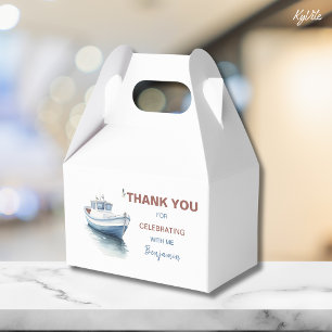 Ballotins Bateau modifiable Anniversaire Gable Box/ Ballotin