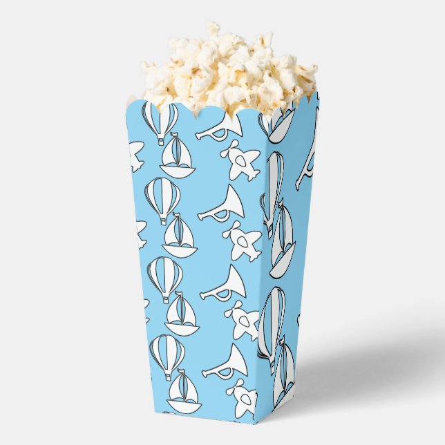 Ballotins Bateau pour enfants Avion Bleu bébé Popcorn (Sauté)