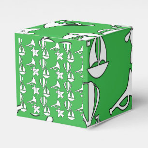 Ballotins Bateau pour enfants Avion Vert Carré Popcorn